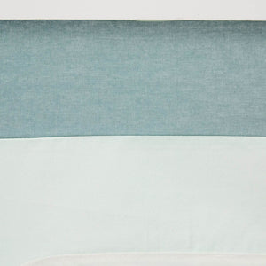 Hochbett Kinderbett 90x200 cm mit Lattenrost Tunnel Vorhang Grün Mintgrün Weiss