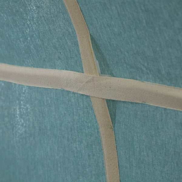 Hochbett Kinderbett 90x200 cm mit Lattenrost Tunnel Vorhang Grün Mintgrün Weiss