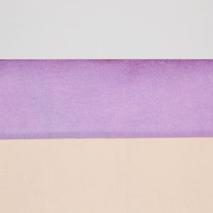 Hochbett Kinder 90x200 cm Weiss mit Vorhang in Lila Beige | ohne Lattenrost