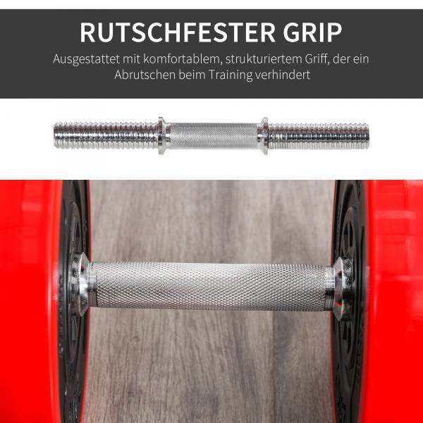 Hantelset 20/30KGS 2-IN-1 Hanteln & Langhanteln verstellbar