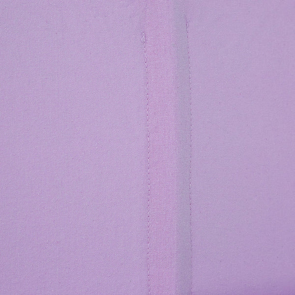 Hochbett Kinder 90x200 cm Weiss mit Vorhang in Lila Beige | Tunnel | ohne Lattenrost