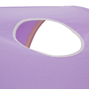 Hochbett Kinder 90x200 cm Weiss mit Vorhang in Lila Beige | Tunnel | ohne Lattenrost