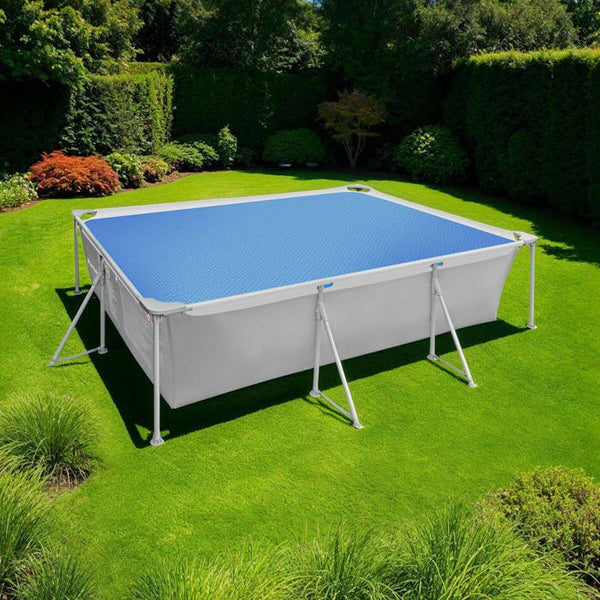 Poolabdeckung Solarfolie rechteckig blau 160 x 260 cm