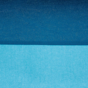 Hochbett Kinder 90x200 cm Weiss mit Vorhang in Blau | ohne Lattenrost