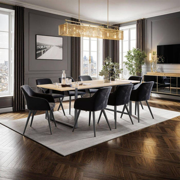 Stuhl Marilyn schwarz 6er Set