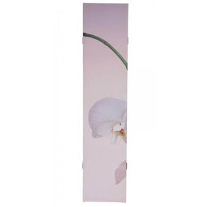 Foto-Paravent T233, Paravent Trennwand FSC-zertifiziert 180x120cm ~ Orchidee