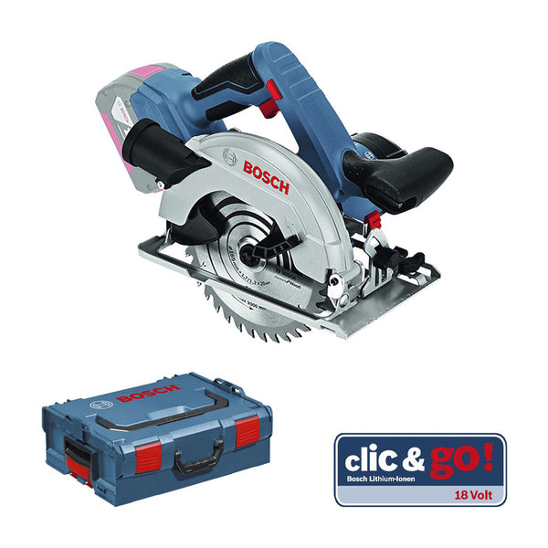 Bosch Kreissäge GKS 18V-57 G clic&go ohne Akku&Ladegerät