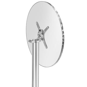 Aluminium-Bistrotisch Viktor silber 2er Set