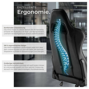 Premium Racing office chair Twink, black
