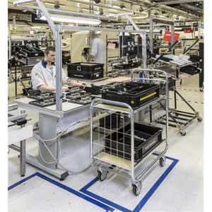 ESD-Wagen Etagenwagen bis 250kg belastbar 4 Lenkrollen