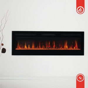 KAMINIO 3-in-1 Elektrokamin MARLON mit Heizung, 3D-Flammeneffekt - 42 Zoll
