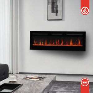 KAMINIO 3-in-1 Elektrokamin MARLON mit Heizung, 3D-Flammeneffekt - 42 Zoll