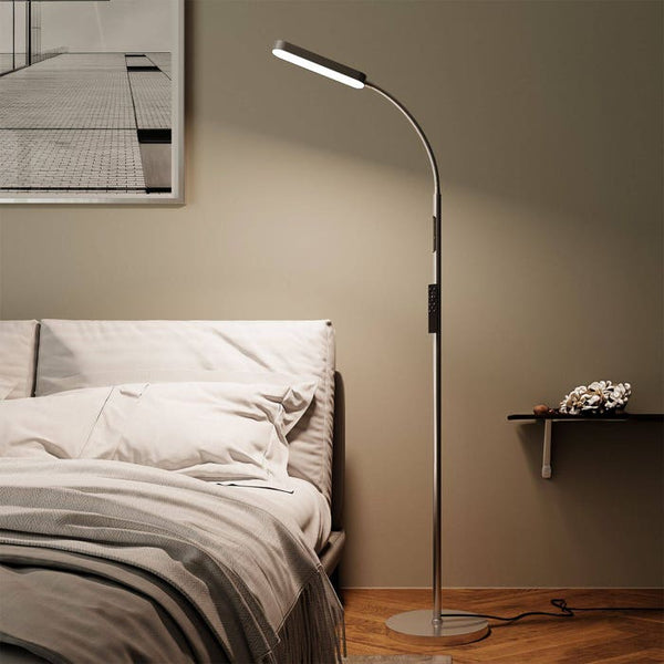 Stehlampe Prisma silber