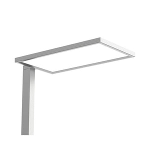 CONTINI LED Büro-Stehleuchte Morelux dimmbar silber