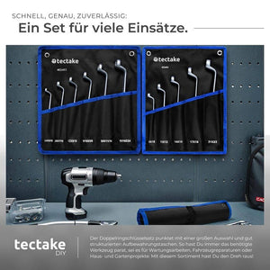 Double ring wrench set 