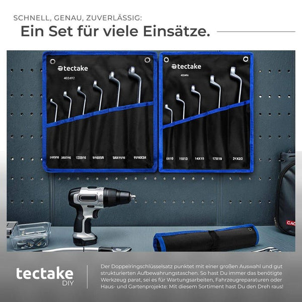 Double ring wrench set 
