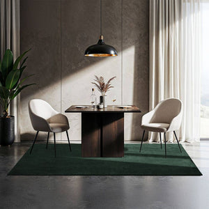Tapis à poils courts Soft Zone vert 120 x 170 cm 