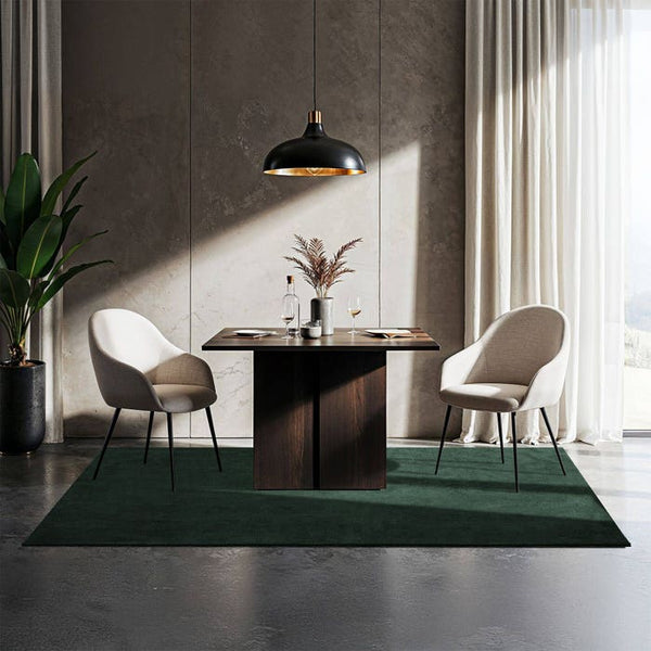 Tapis à poils courts Soft Zone vert 120 x 170 cm 