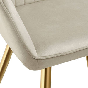 Esszimmerstuhl Marilyn creme/gold pro Stück