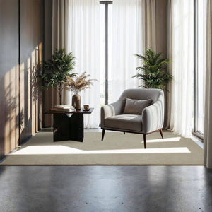 Tapis à poils courts Soft Zone beige 120 x 170 cm 
