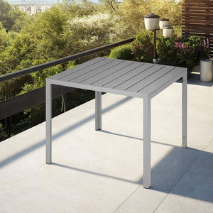 Aluminium Gartentisch Maren silber