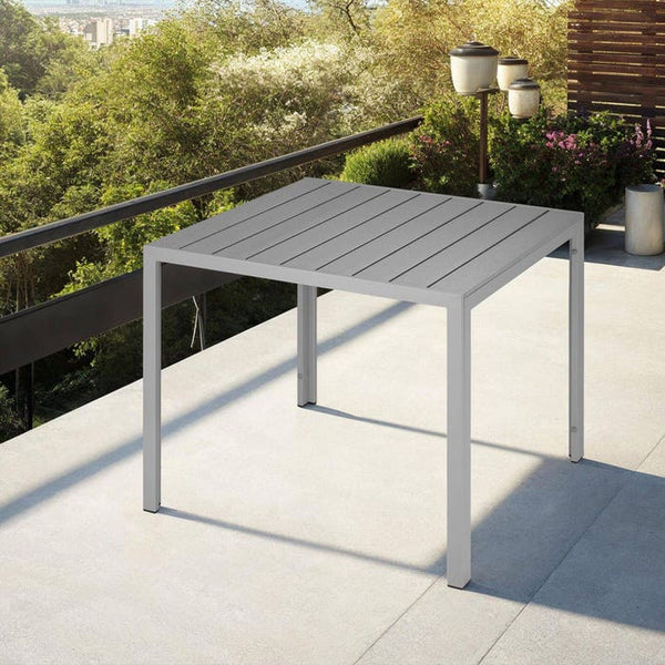 Aluminium Gartentisch Maren silber