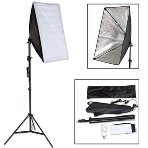 2 Sets Studioleuchte mit Softbox und Stativ