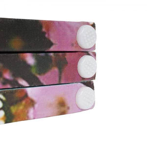 Foto-Paravent T233, Paravent Trennwand FSC-zertifiziert 180x120cm ~ Orchidee