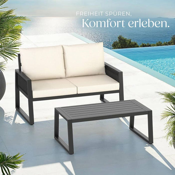 Gartenlounge-Set Captive im Rope-Design Set 2 (1 x Sofa / 1 x Tisch)