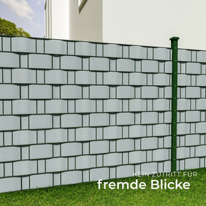 PVC Sichtschutzfolie, hellgrau, 35m