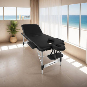 3 Zonen Massageliege Ko Tao schwarz