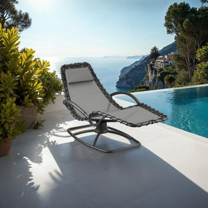 Gartenliege Toulon grau