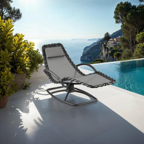 Gartenliege Toulon grau