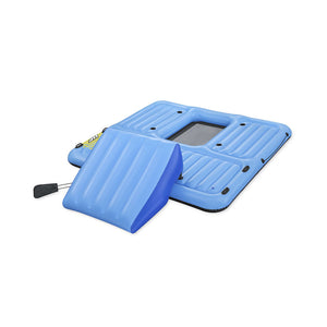 Hydro-Force Badeinsel Summer Slide mit Wasserrrutsche 376 cm x 311 cm