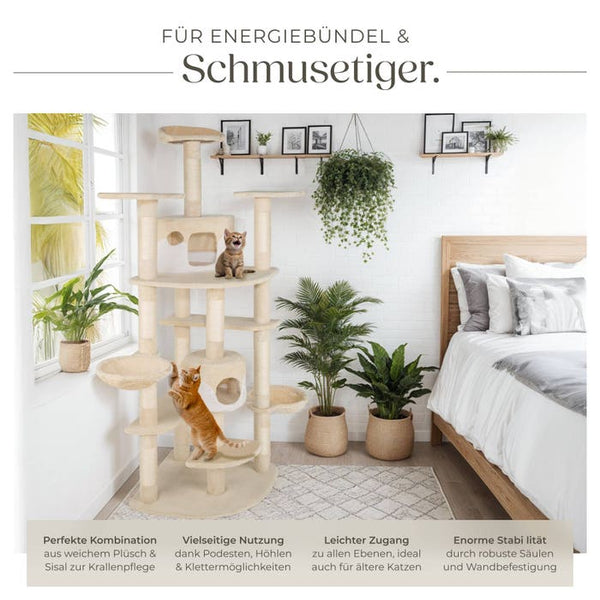 Kratzbaum Fippi beige/weiss