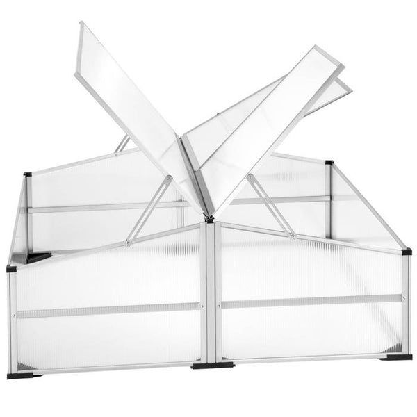 Doppel-Frühbeet 102 x 102 x 41 / 31 cm