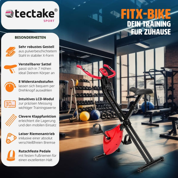 Heimtrainer FitX-Bike 113 x 41 x 81 cm