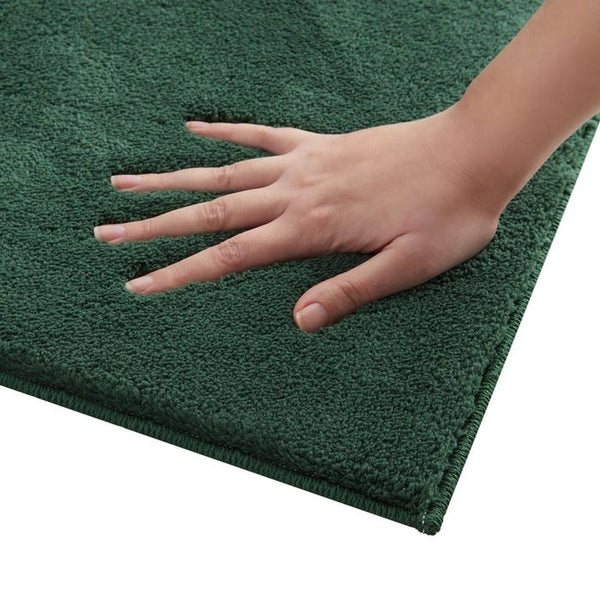 Tapis à poils courts Soft Zone vert 120 x 170 cm 