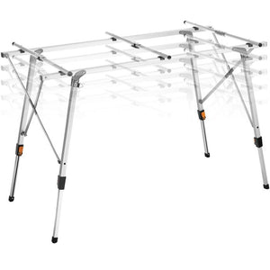 Aluminium Campingtisch Bastian Holzoptik