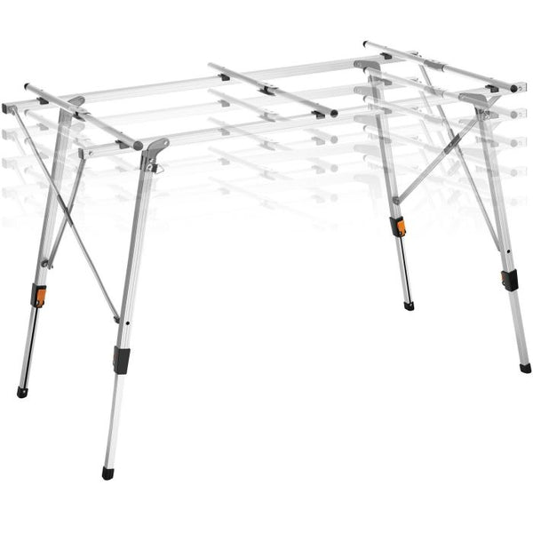 Aluminium Campingtisch Bastian Holzoptik