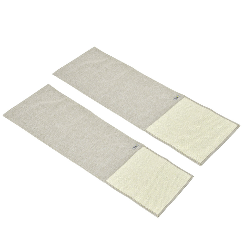 Lot de 2 tapis à griffer pour chats, 130 x 45 x 0,3 cm