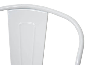 2er-Set Barhocker JAM-A73 Industriedesign weiss