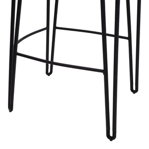 2er-Set Barhocker JAM-G71 Bistrostuhl Industrial Holz naturbraun