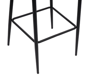 2er-Set Barhocker JAM-H79 Vintage Metall Fussablage dunkelgrau
