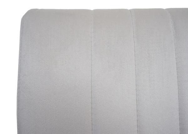 2er-Set Freischwinger JAM-L14 Samt Edelstahl gebürstet creme-weiss