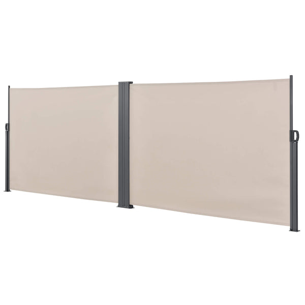 Doppelte Seitenmarkise Alcazaba 160x600cm Sandfarben