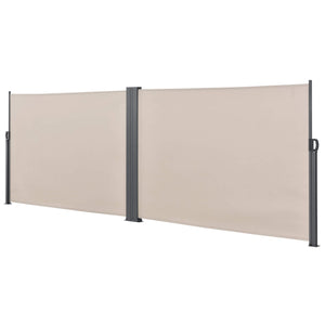 2er-Set Seitenmarkise Alcazaba 180x300cm Sandfarben