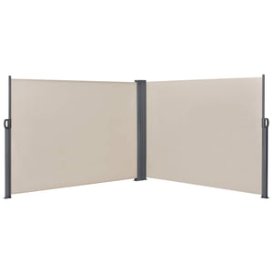 2er-Set Seitenmarkise Alcazaba 180x300cm Sandfarben