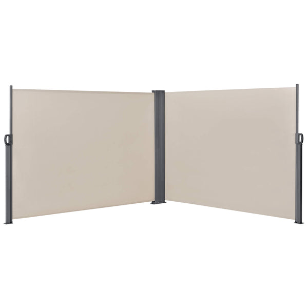 2er-Set Seitenmarkise Alcazaba 180x300cm Sandfarben