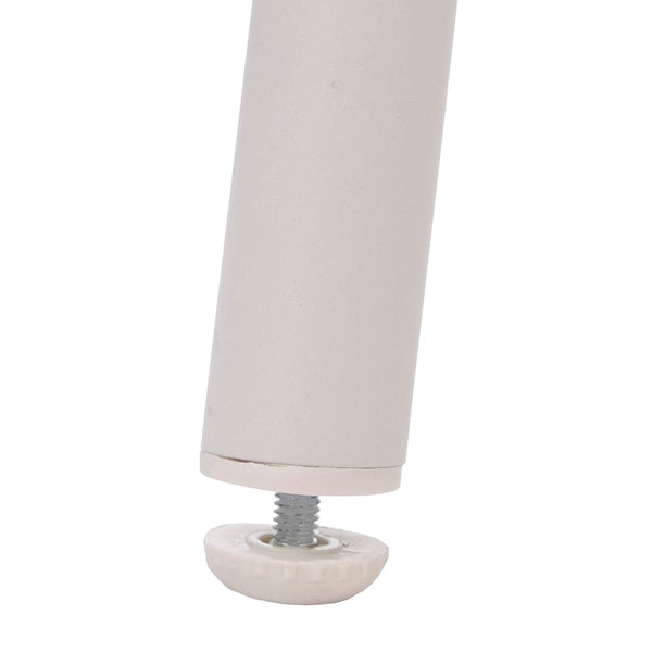 2er-Set Aluminium-Gartenstühle mit Seilgeflecht Outdoor creme